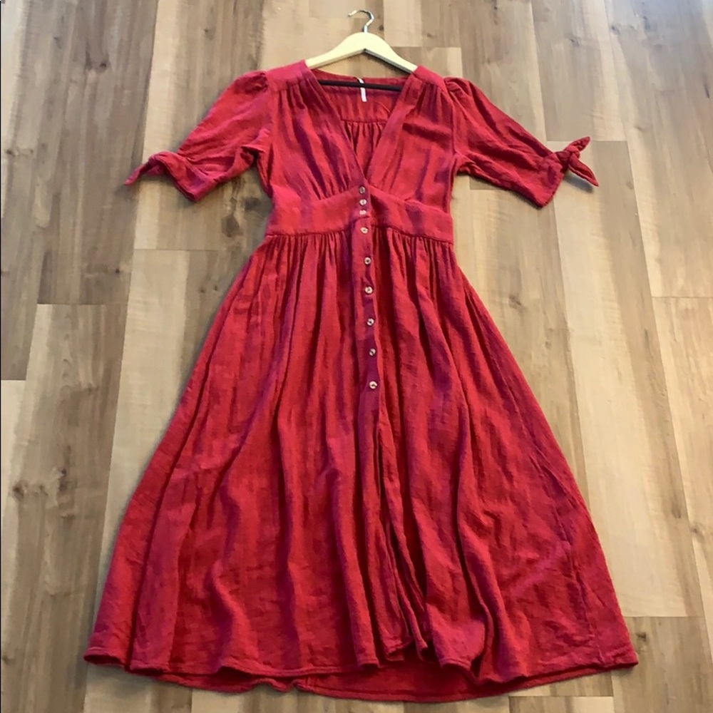 Red dress